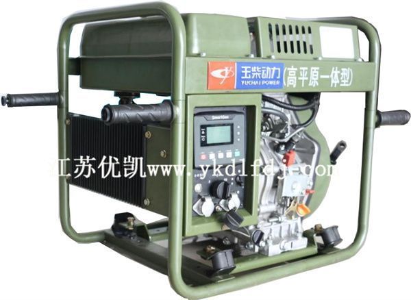 玉柴-5KW開架小型柴油發電機組