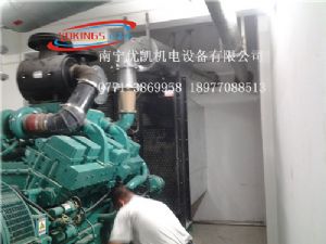 800KW康明斯華聯冷庫現場調試