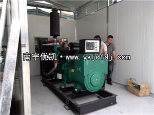 百色中醫院250KW玉柴發電機組交付使用