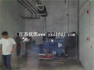 2018年10月22日玉柴發電機組卓越藍500KW交付廣西大新某超市使用
