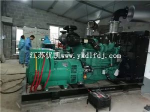 2020年11月14日，2臺400KW重慶康明斯發電機組并機交付養殖公司使用